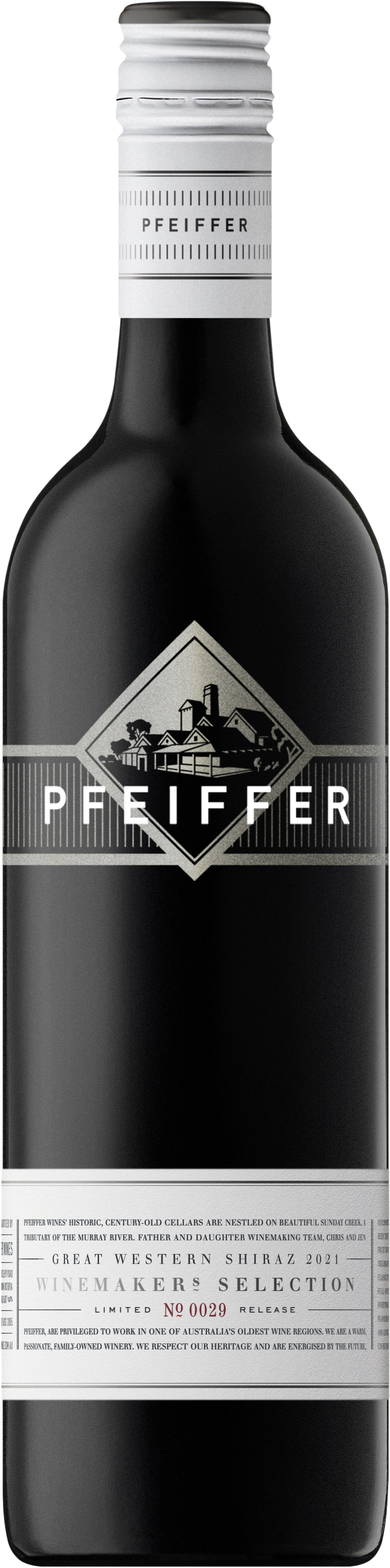 Pfeiffer Wines Winemakers Selection Shiraz 2021